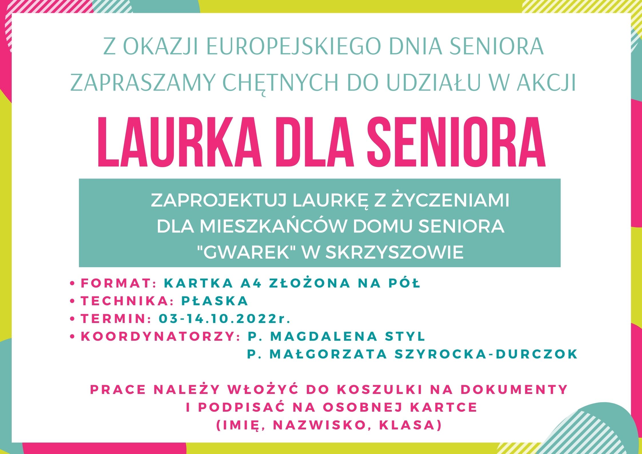 Plakat promujący akcję.